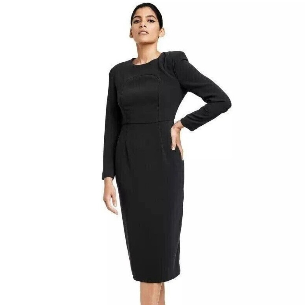 Sergio Hudson x Target Strong Shoulder Midi Dress NWT